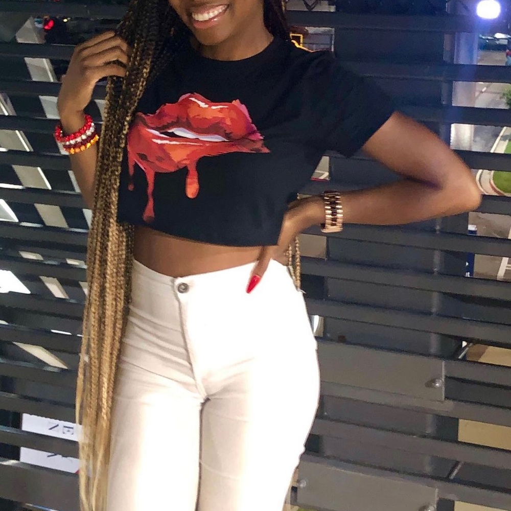 Graphic Crop Top